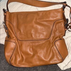 Michael Kors Tan Leather Shoulder Bag